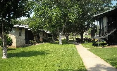 511 Merrill Street Mason, TX 76856 - Photo 5 of 6 a view of a backyard with table and chairs and a large tree