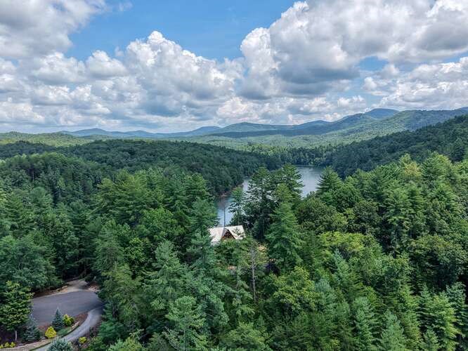 514 Browns Cove Road Blue Ridge, GA 30513 - Photo 77 of 77 a view of a city with lush green forest