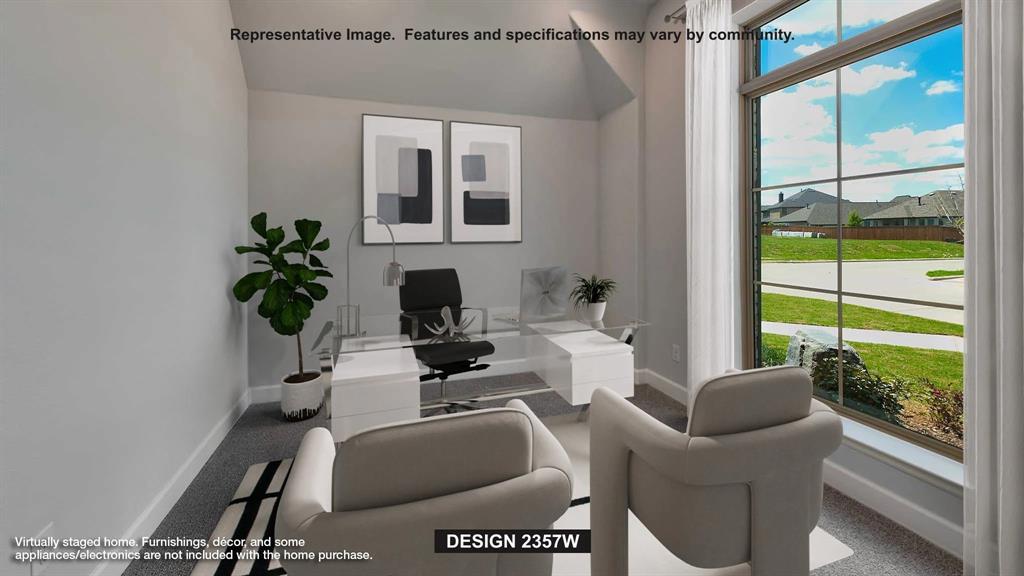 811 River Sky Road Lavon, TX 75166 - Photo 6 of 18 a living room with furniture a window and a potted plant