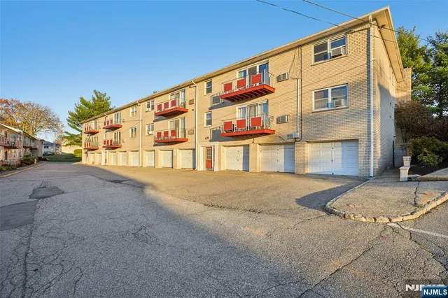 a large building with a street