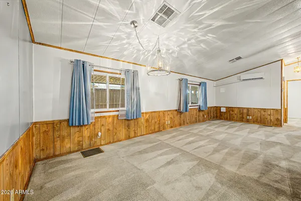 a view of an empty room