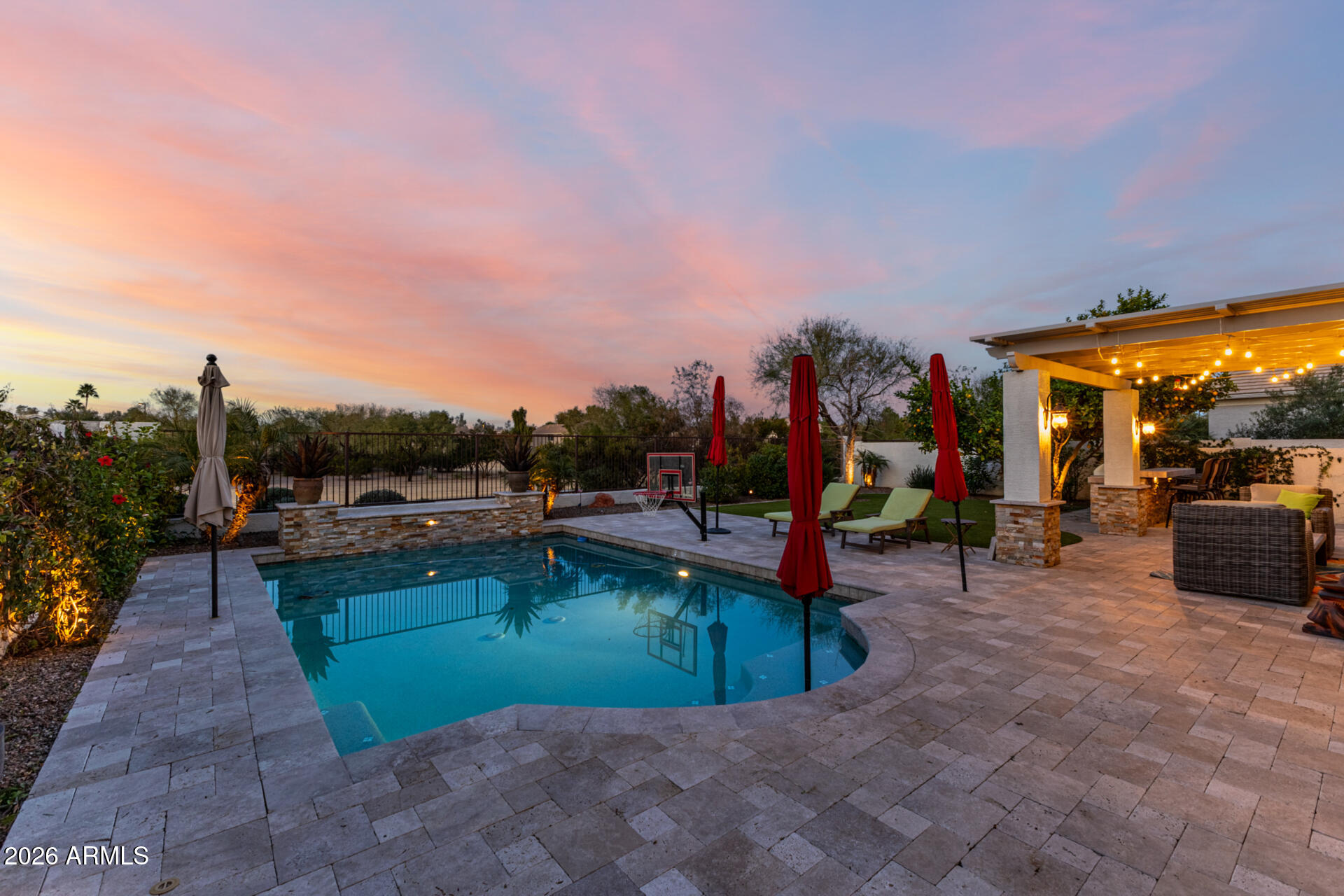 4207 South Cozy Way Gilbert, AZ 85297 - Photo 50 of 58 Tons of Travertine