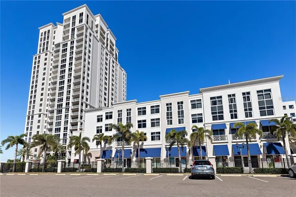 front view of a large building