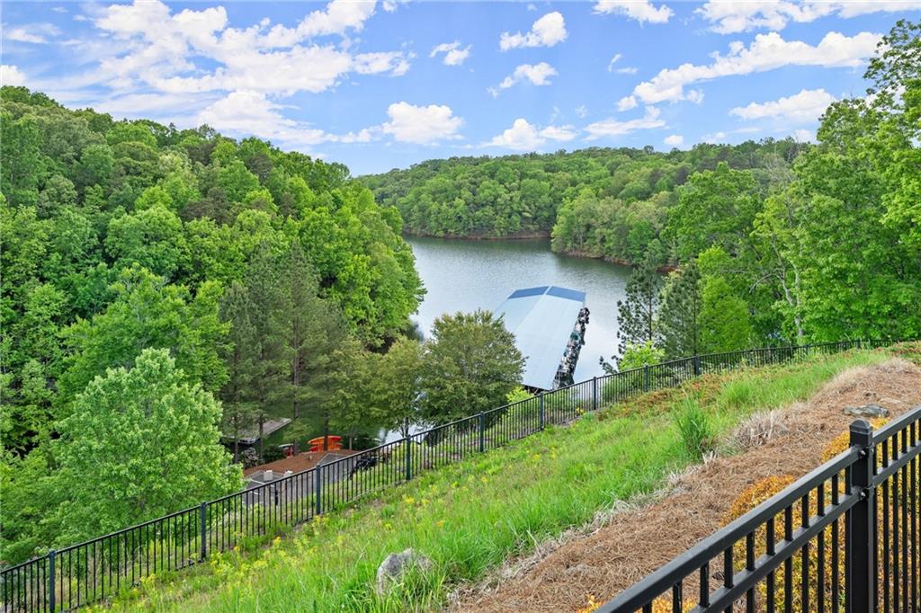 3476 Locust Cove Road Gainesville, GA 30504 - Photo 60 of 71 a backyard of a house with a yard and outdoor seating