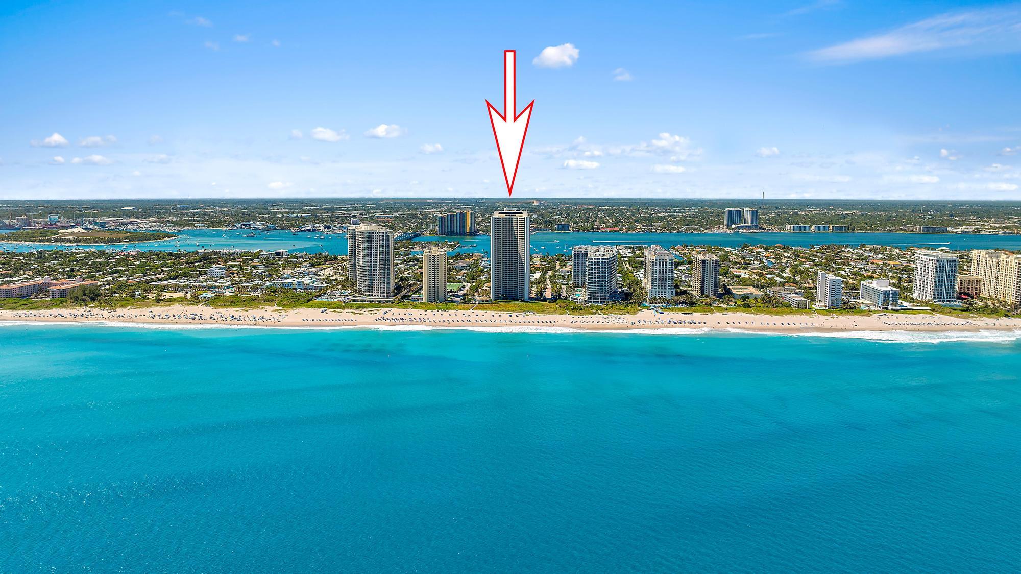 3000 North Ocean Drive, Unit 17D Riviera Beach, FL 33404 - Photo 34 of 34 a view of a big room with an ocean view