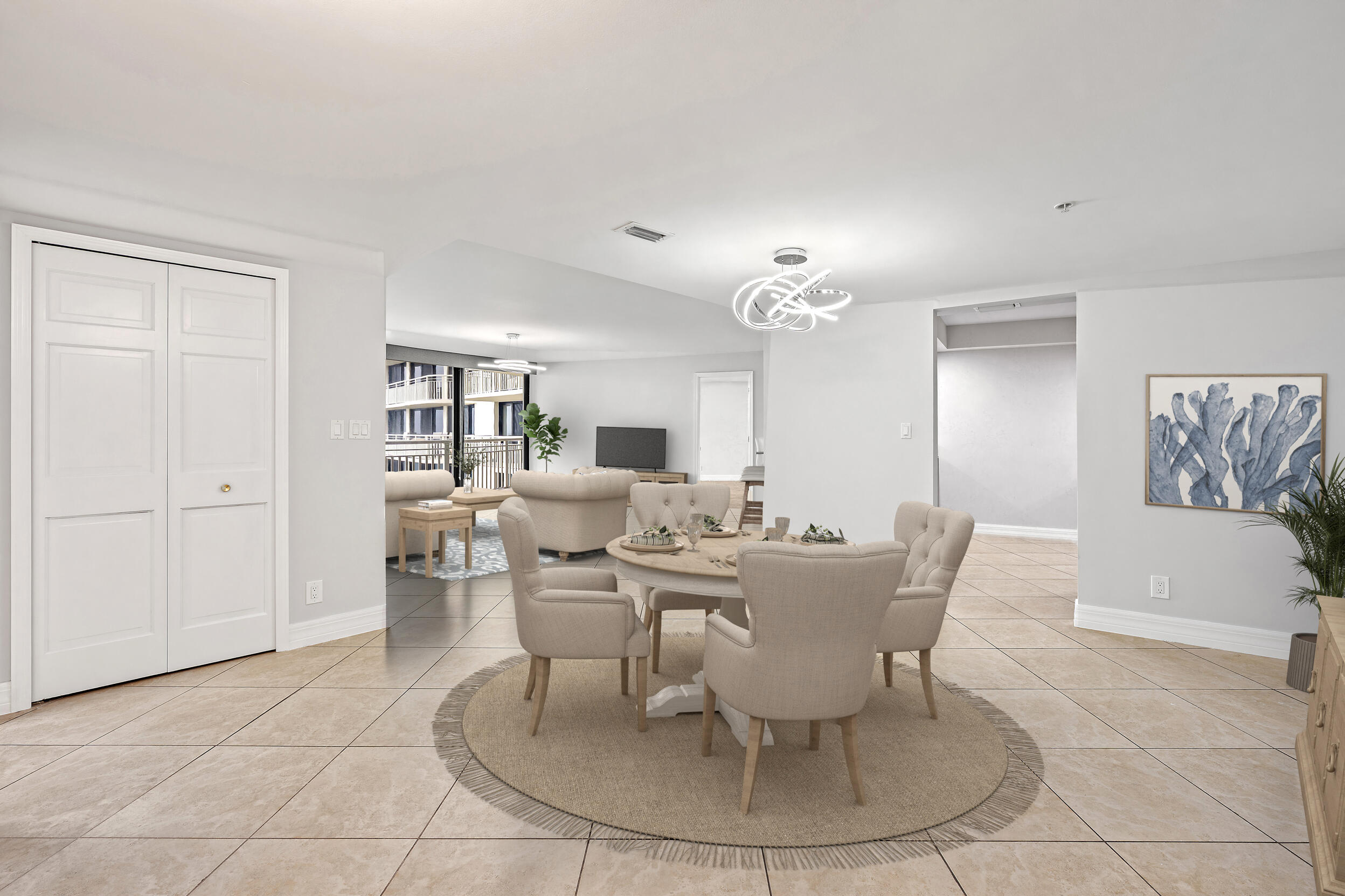 3000 North Ocean Drive, Unit 17D Riviera Beach, FL 33404 - Photo 5 of 34 Open Living Area