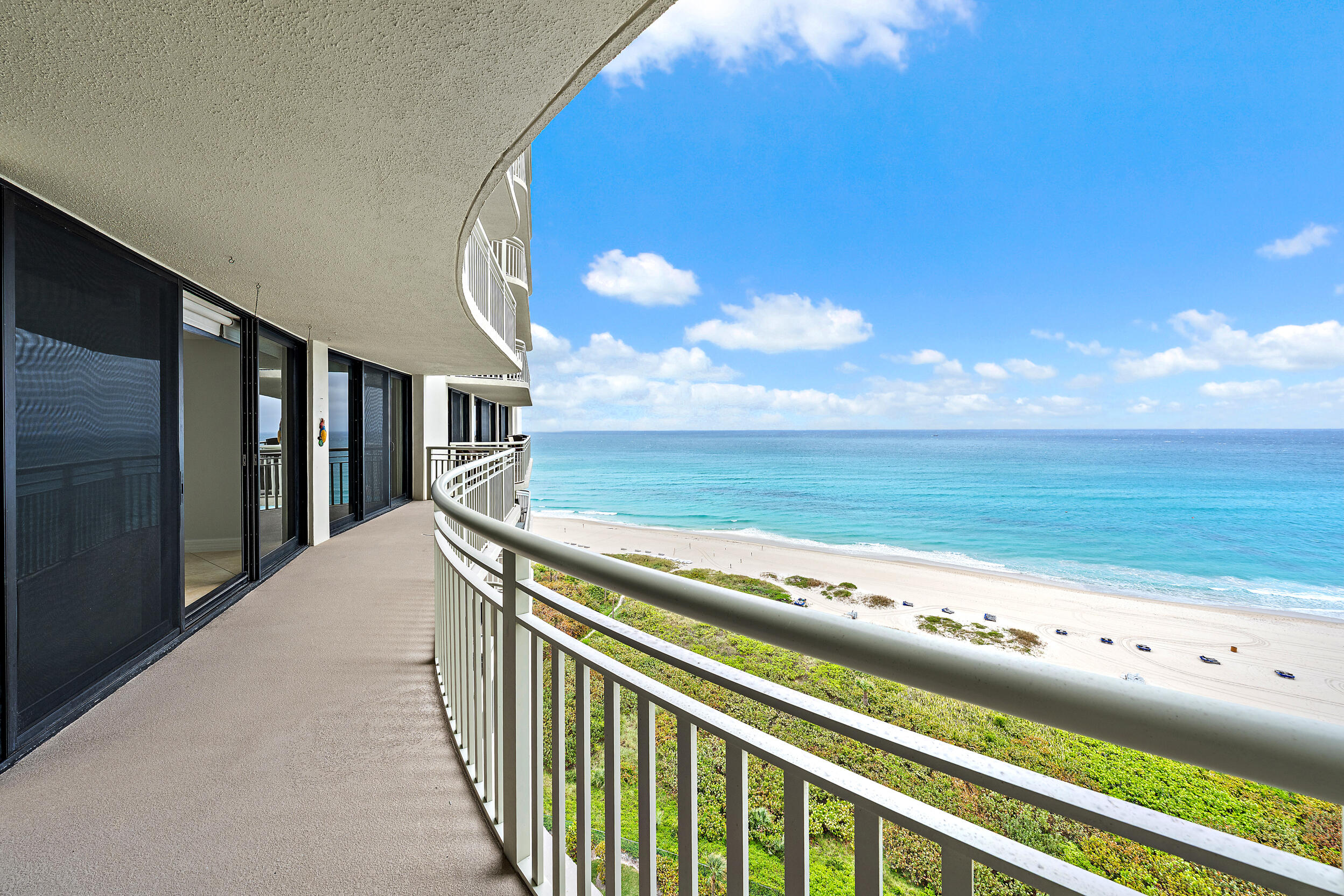 3000 North Ocean Drive, Unit 17D Riviera Beach, FL 33404 - Photo 8 of 34 a view of an ocean from a balcony