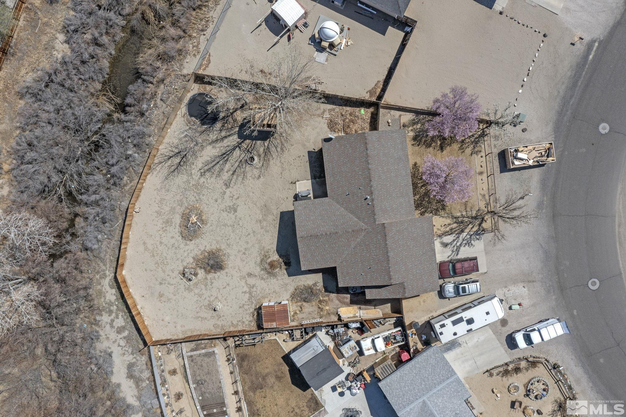 1240 Lattin Road Fallon, NV 89406 - Photo 33 of 34 an aerial view of a highlighted house