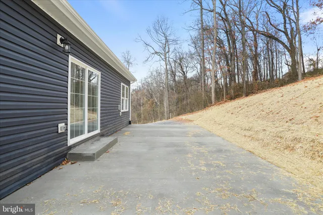 a view of outdoor space and mountain view
