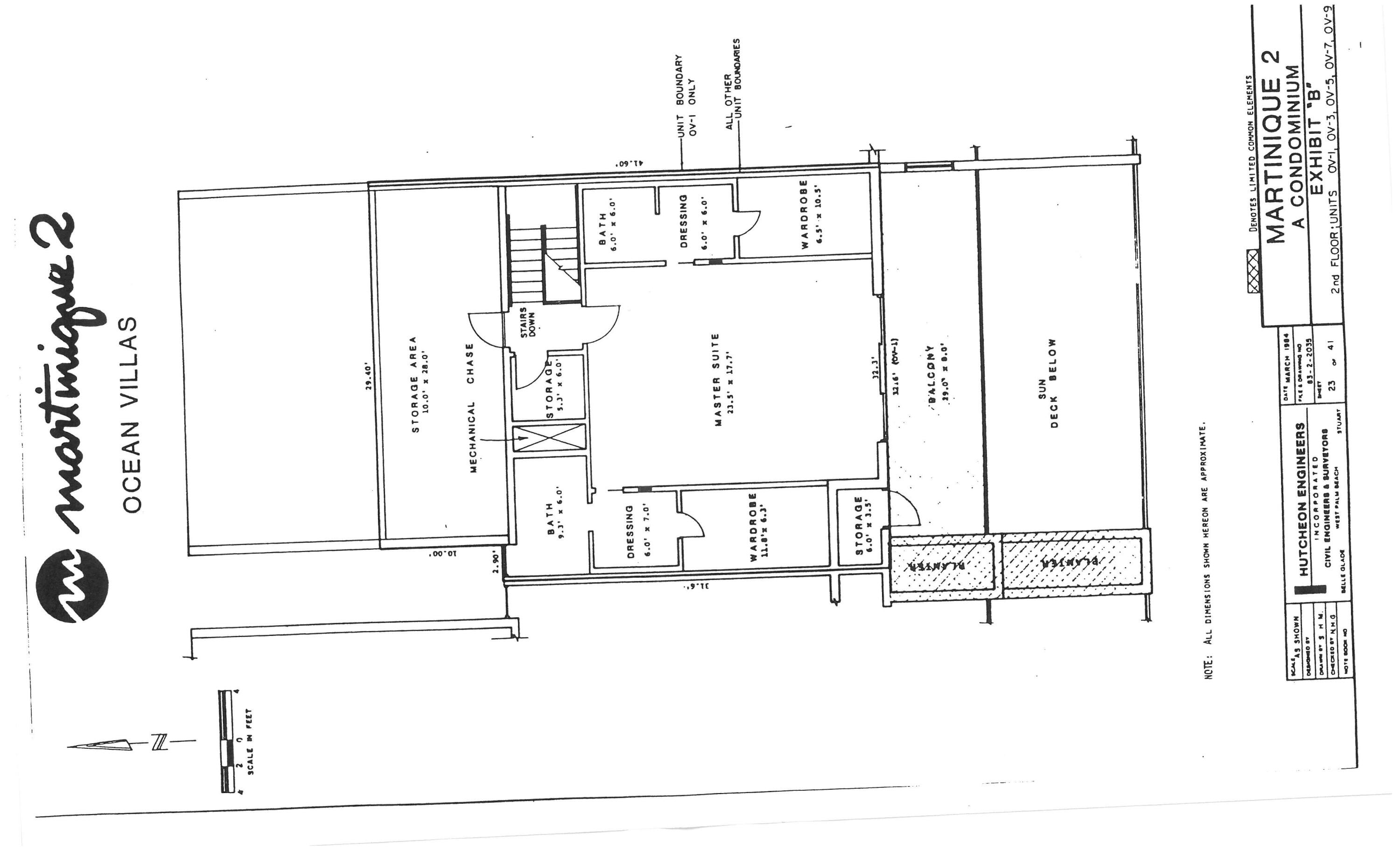 3968 North Ocean Drive, Unit 7 Singer Island, FL 33404 - Photo 46 of 46 Floor plan upstairs