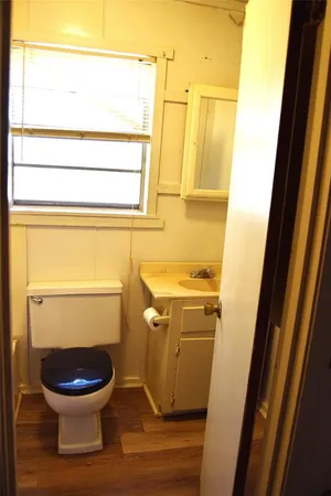 a bathroom with a sink and a toilet