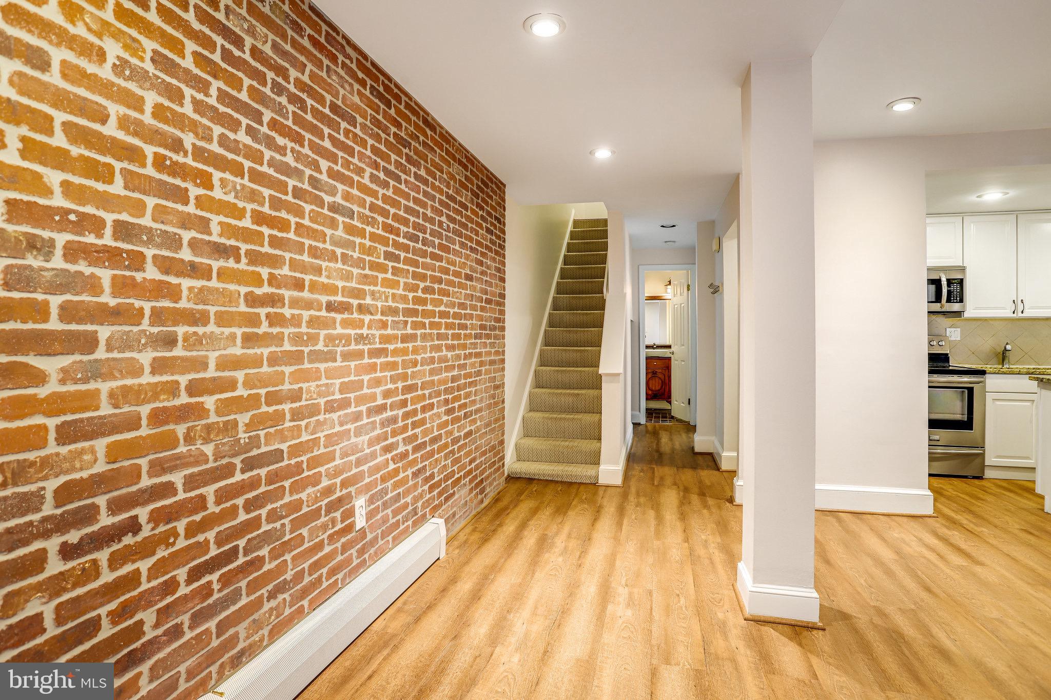 1502 Q Street Northwest, Unit 2 Washington, DC 20009 - Photo 8 of 37 Exposed brick