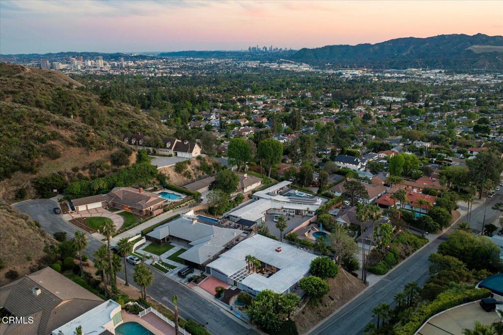 1900 Ransom Road Glendale, CA 91201 - Photo 57 of 64 27-Aerial at Twilight