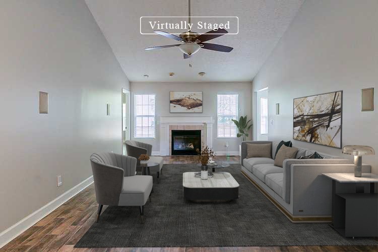 1604 Comanche Run Madison, TN 37115 - Photo 2 of 32 a living room with furniture and a fireplace