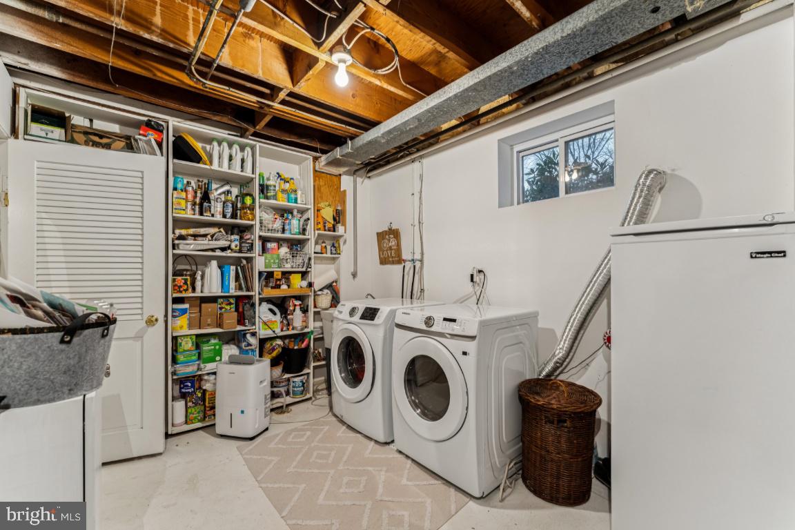 3559 Hamlet Place Chevy Chase, MD 20815 - Photo 23 of 25 Large Laundry/Utility room with storage space