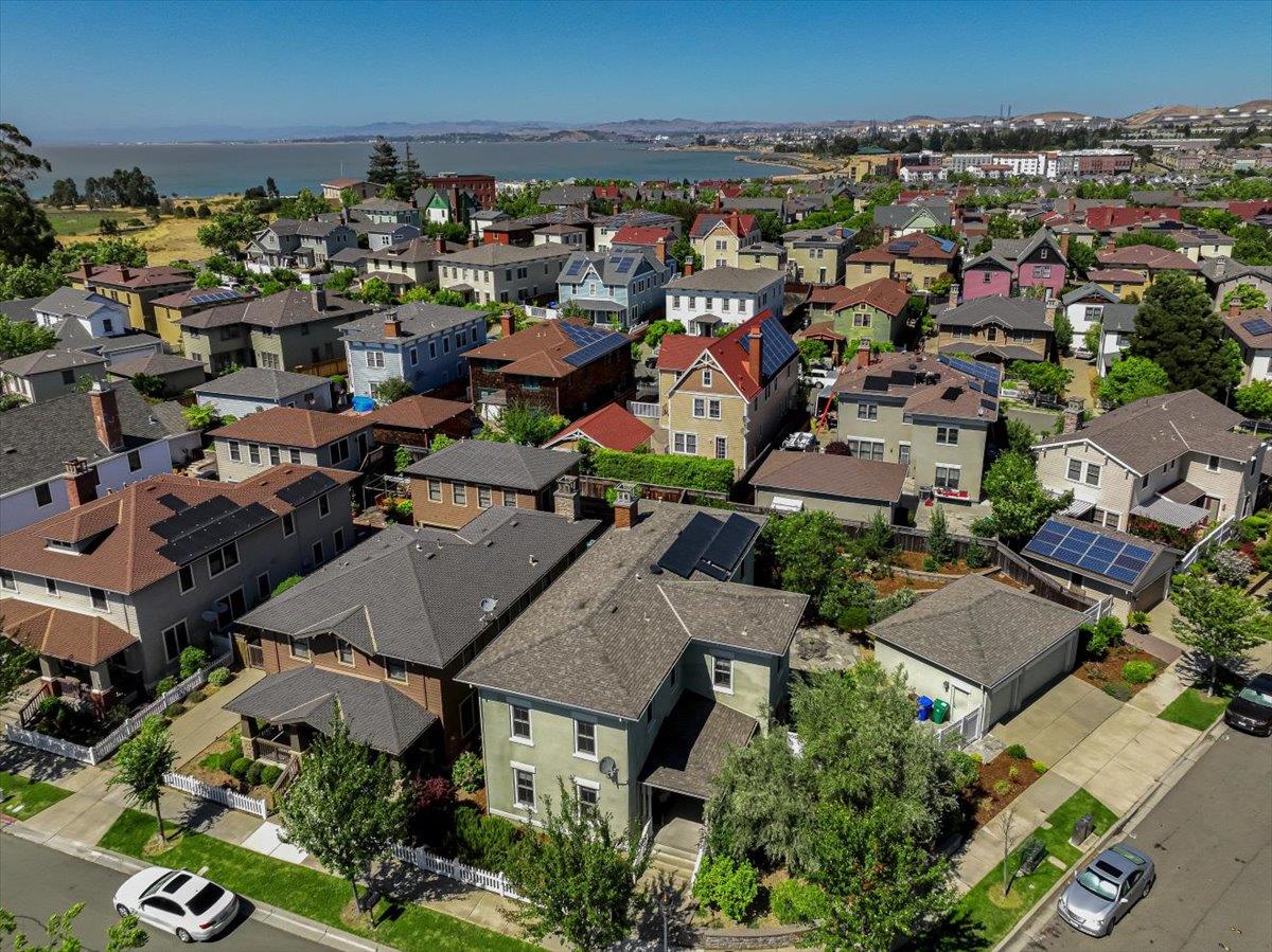 1042 Promenade Street Hercules, CA 94547 - Photo 56 of 60 an aerial view of a houses with a lake view