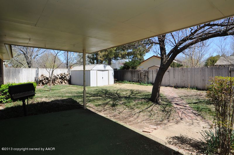 3733 Rutson Drive Amarillo, TX 79109 - Photo 33 of 35 Backyard