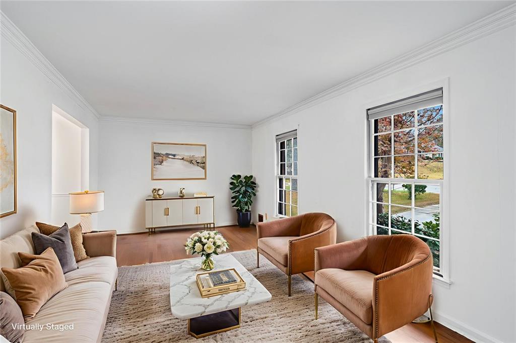 2738 Rainbow Ridge Road Decatur, GA 30034 - Photo 6 of 47 a living room with furniture and a potted plant