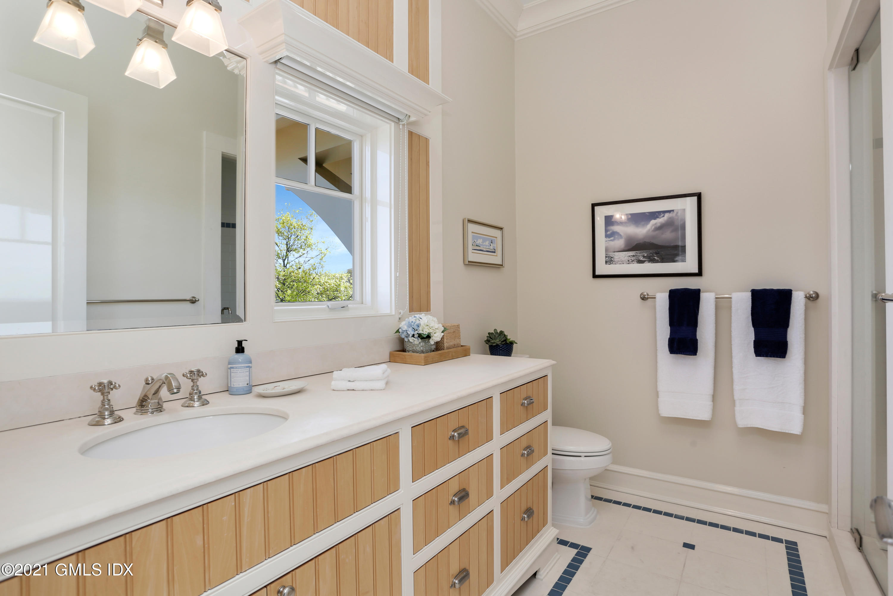 51 Willowmere Circle Riverside, CT 06878 - Photo 30 of 42 a bathroom with a sink a toilet and shower