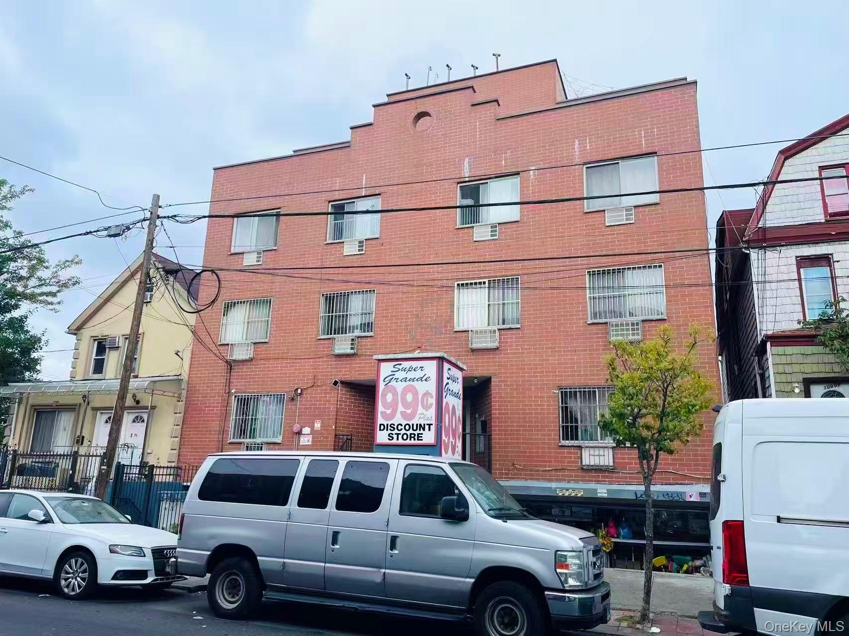 a car parked in front of a house