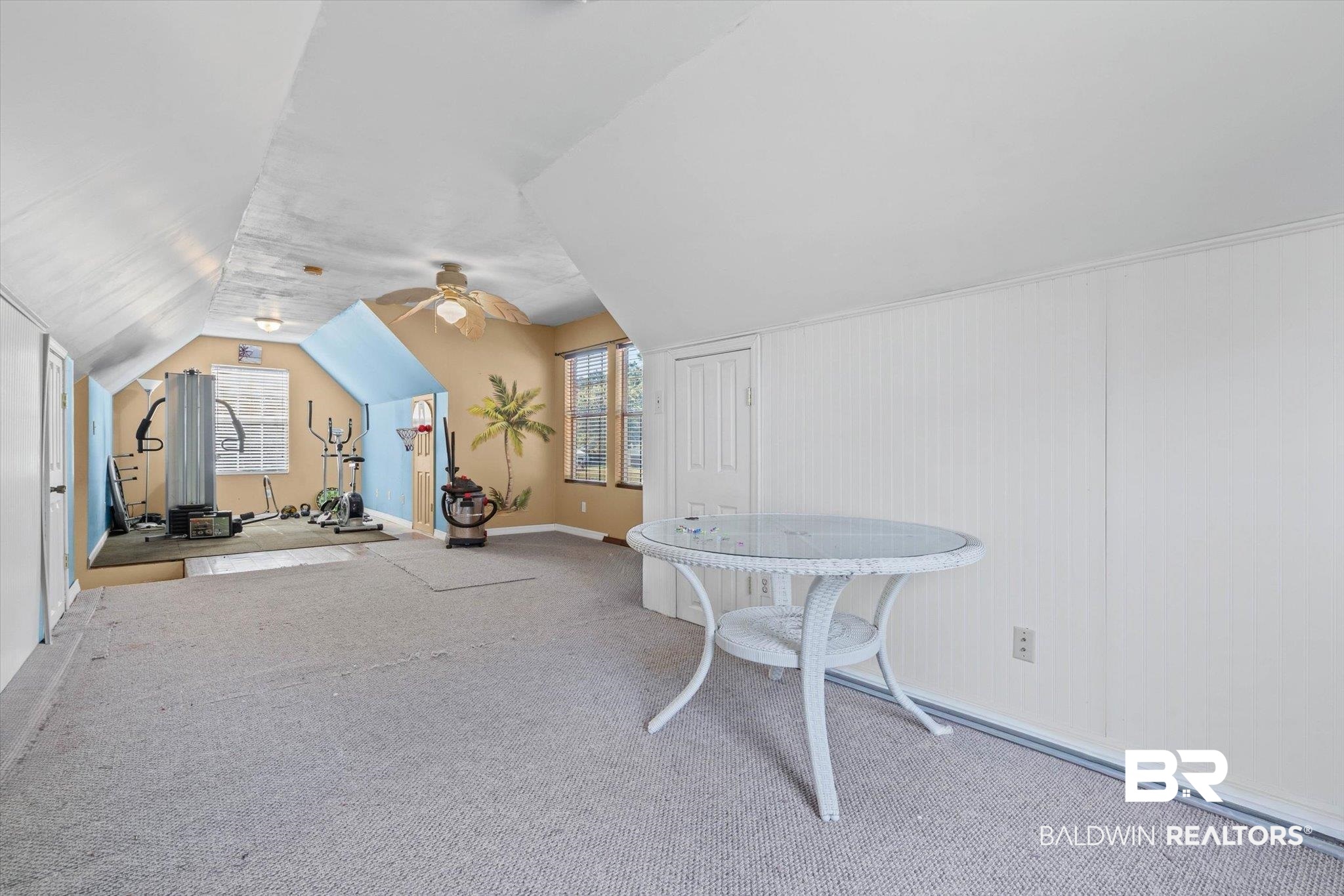 180 Creax Road Axis, AL 36505 - Photo 22 of 35 Interior space with carpet floors and lofted ceiling
