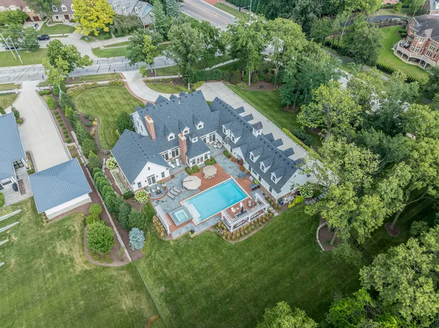 a living room with furniture a potted plant and a fireplace