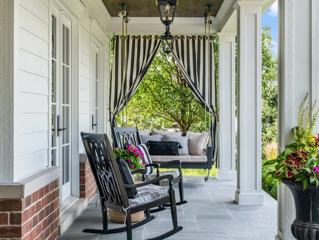a bathroom with a sink vanity and a mirror