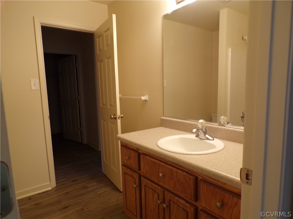 3201 Ludgate Road Chester, VA 23831 - Photo 15 of 23 a bathroom with a sink and a mirror