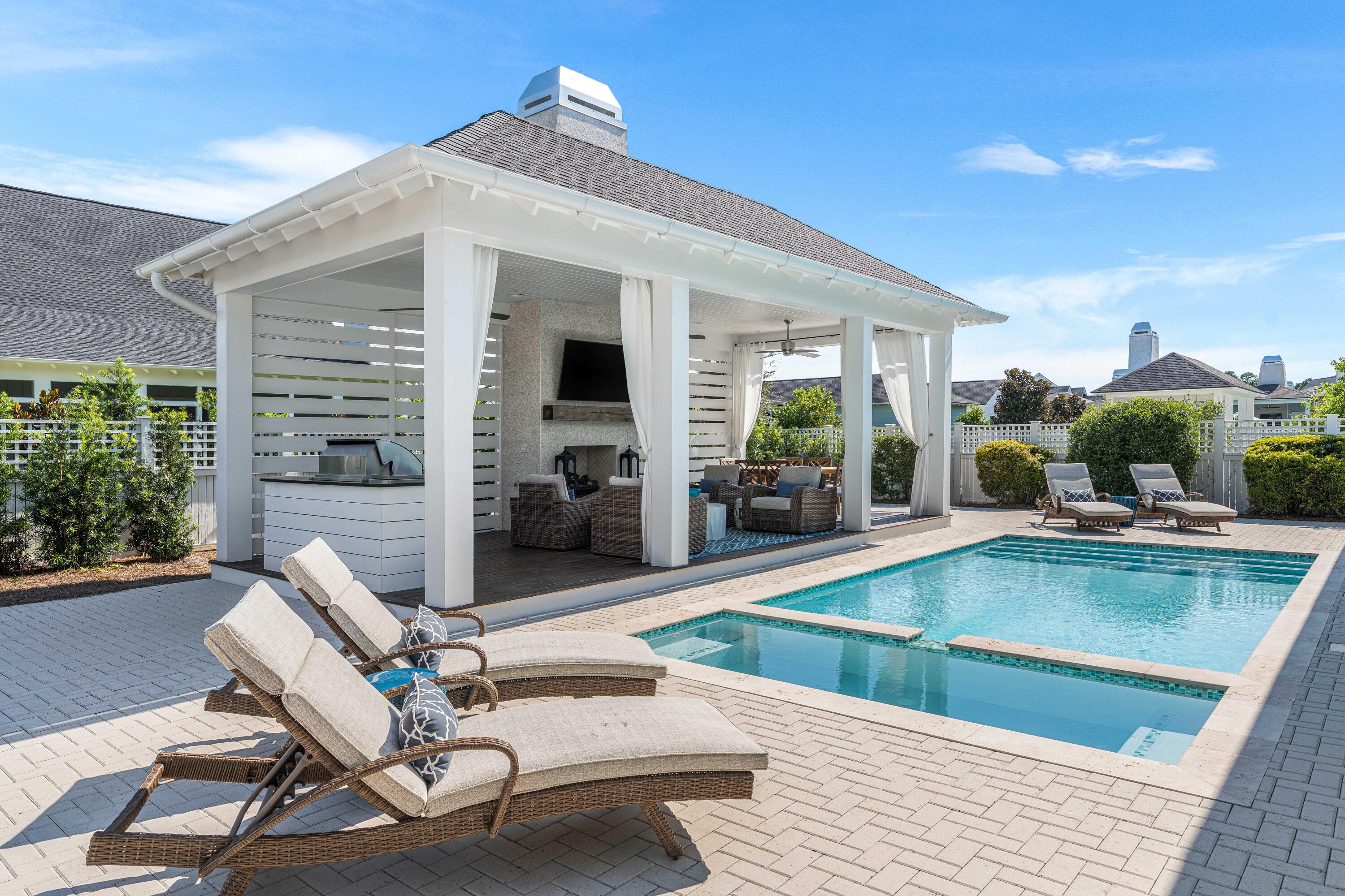 1016 Pathways Dr Inlet Beach Inlet Beach, FL 32461 - Photo 10 of 40 a view of a house with swimming pool and furniture