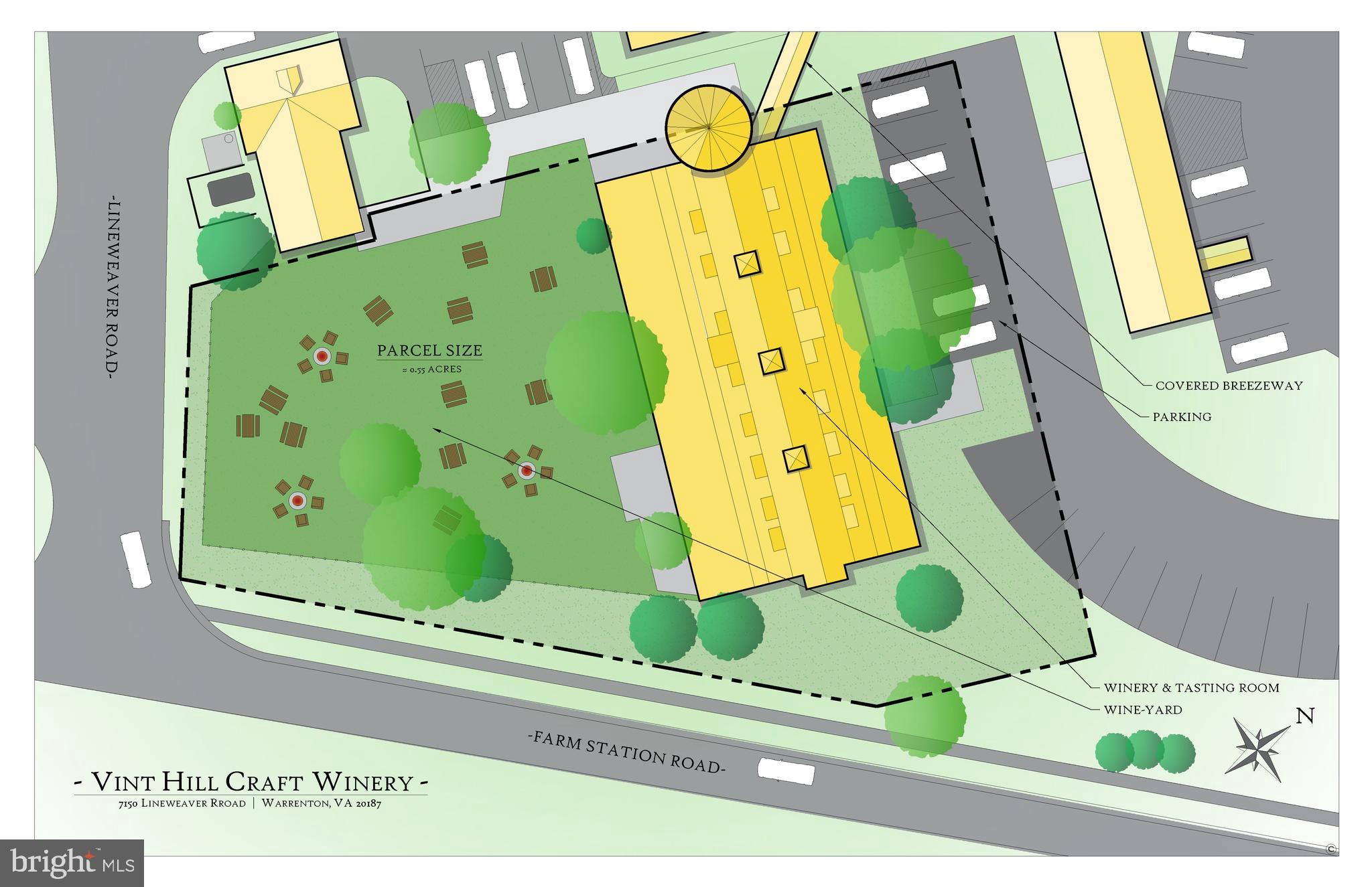 6190 Georgetown Road Broad Run, VA 20137 - Photo 95 of 95 Vint Hill Craft Winery site plan