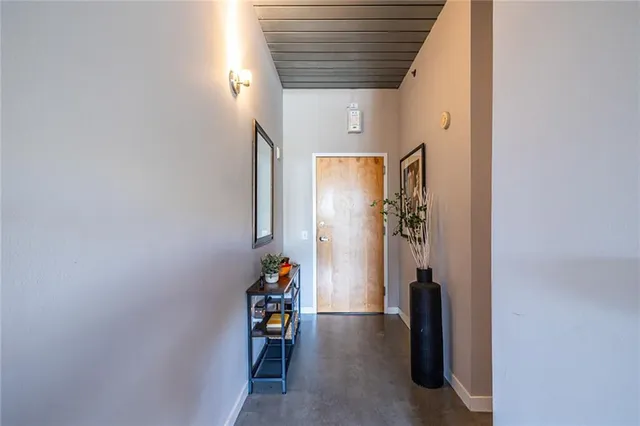 wooden floor in a gallery