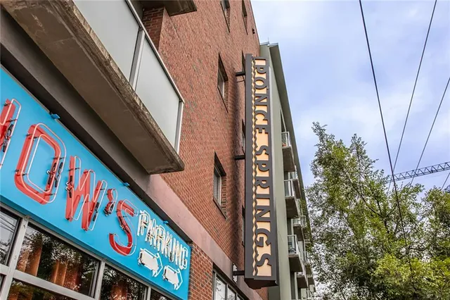 a close up of a street sign