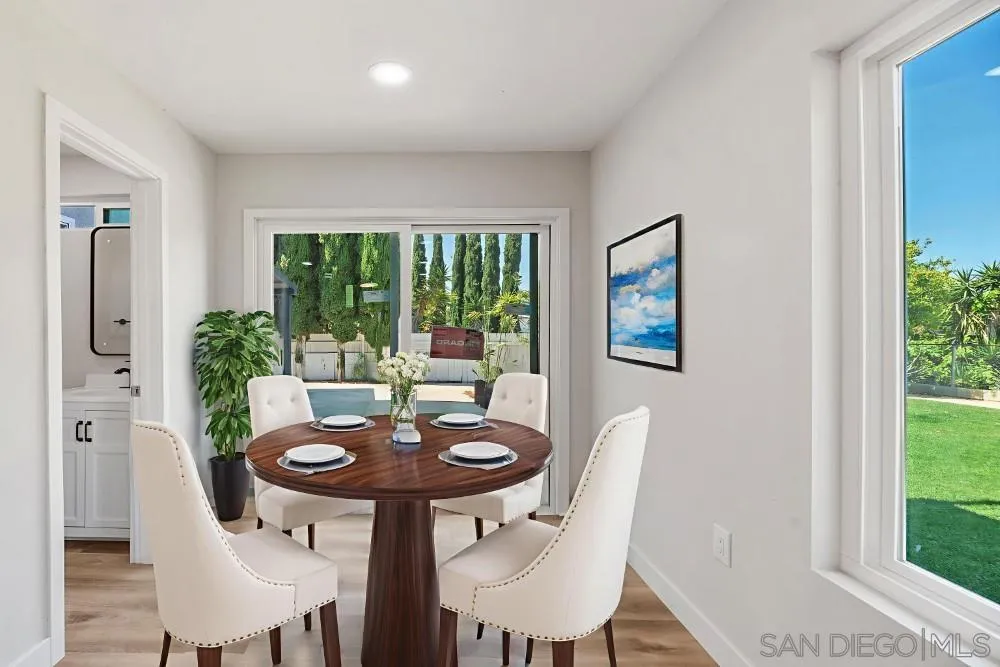 13765 Celestial Road Poway, CA 92064 - Photo 16 of 59 a view of a dining room with furniture window and outside view