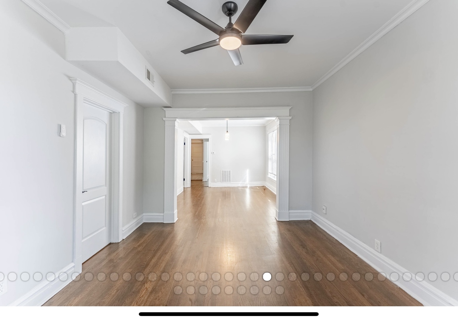 6241 South Troy Street, Unit 2 Chicago, IL 60629 - Photo 5 of 17 a view interior of the house and wooden floor