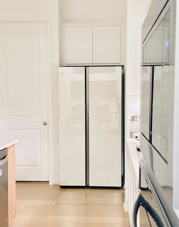 a view of bathroom with a shower