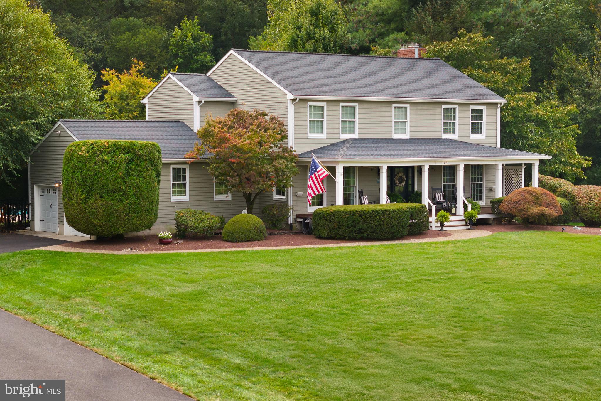44 Walters Road Robbinsville, NJ 08691 - Photo 3 of 68 a front view of a house with garden