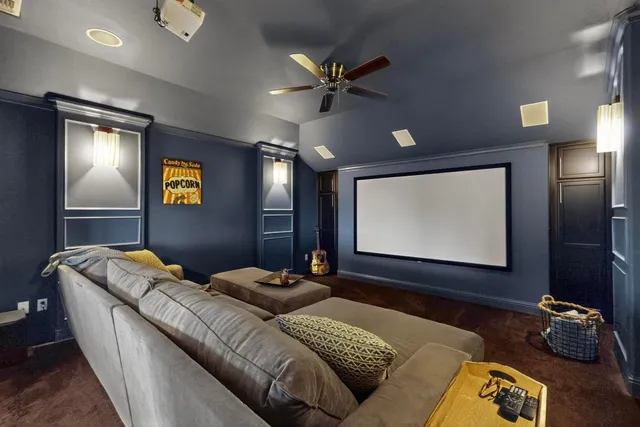 a living room with a couch and a flat screen tv