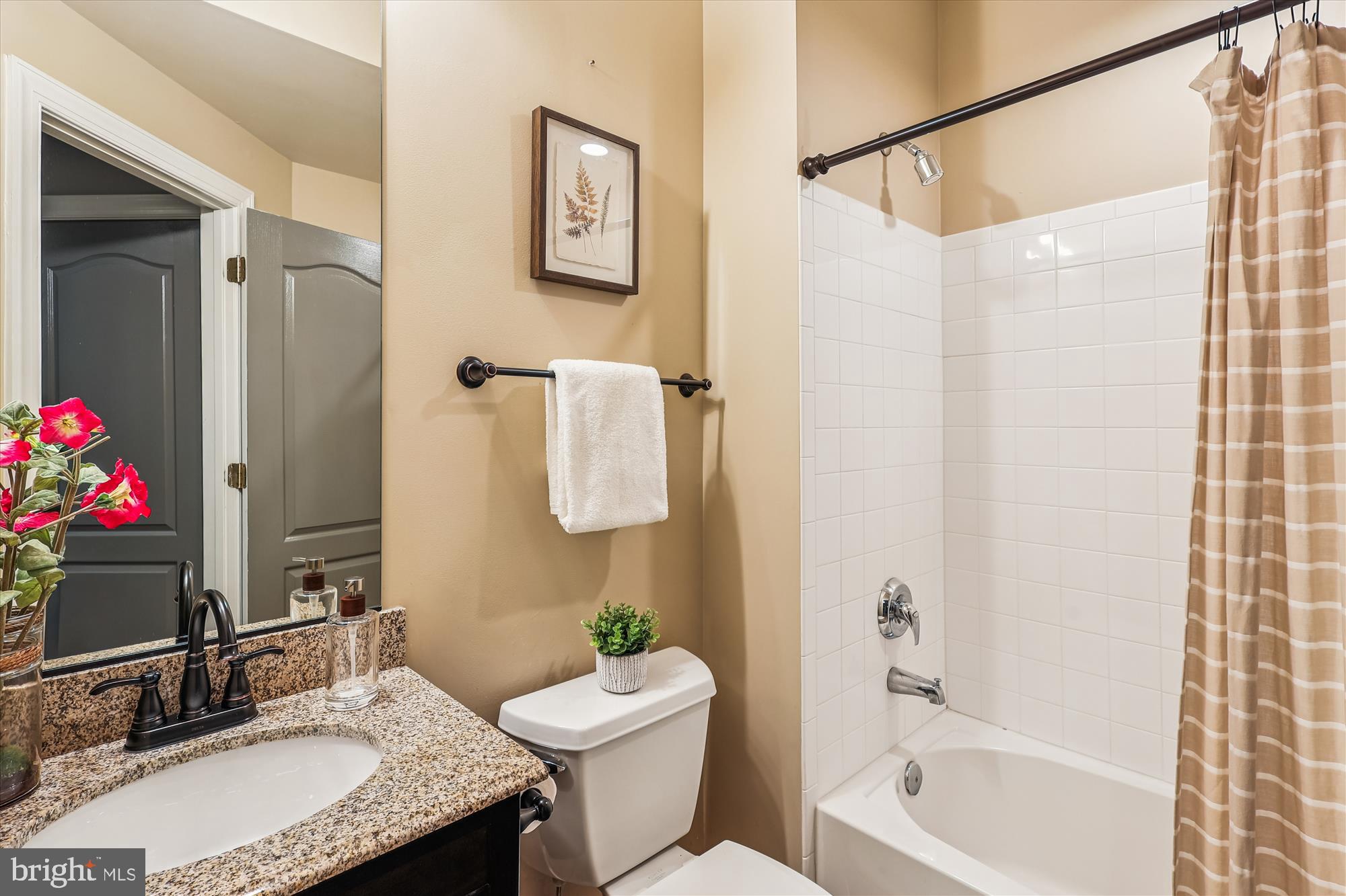706 Crisfield Way Annapolis, MD 21401 - Photo 50 of 71 a bathroom with a granite countertop sink toilet and shower
