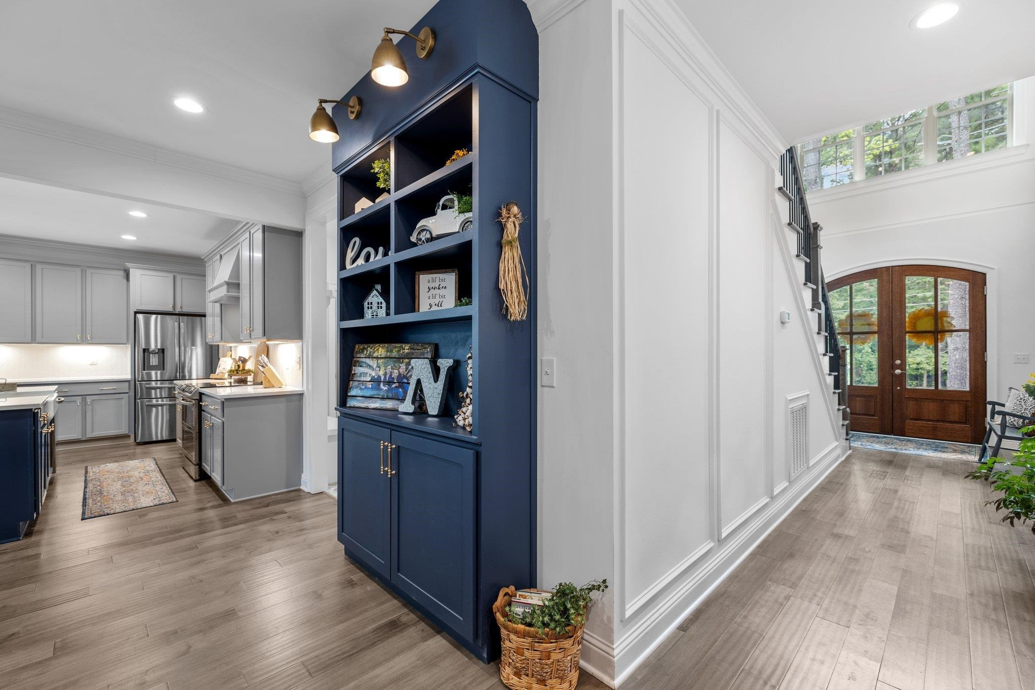 1524 Chalk Road Wake Forest, NC 27587 - Photo 19 of 63 a living room with hard wood floors and furniture