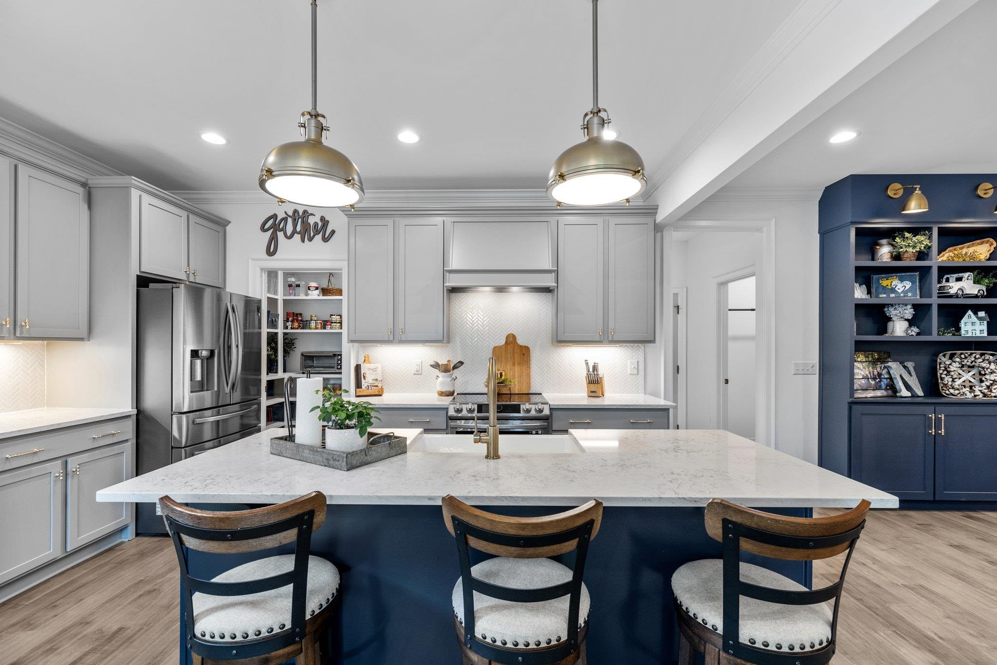 1524 Chalk Road Wake Forest, NC 27587 - Photo 20 of 63 a view of a dining room with furniture a chandelier and wooden floor