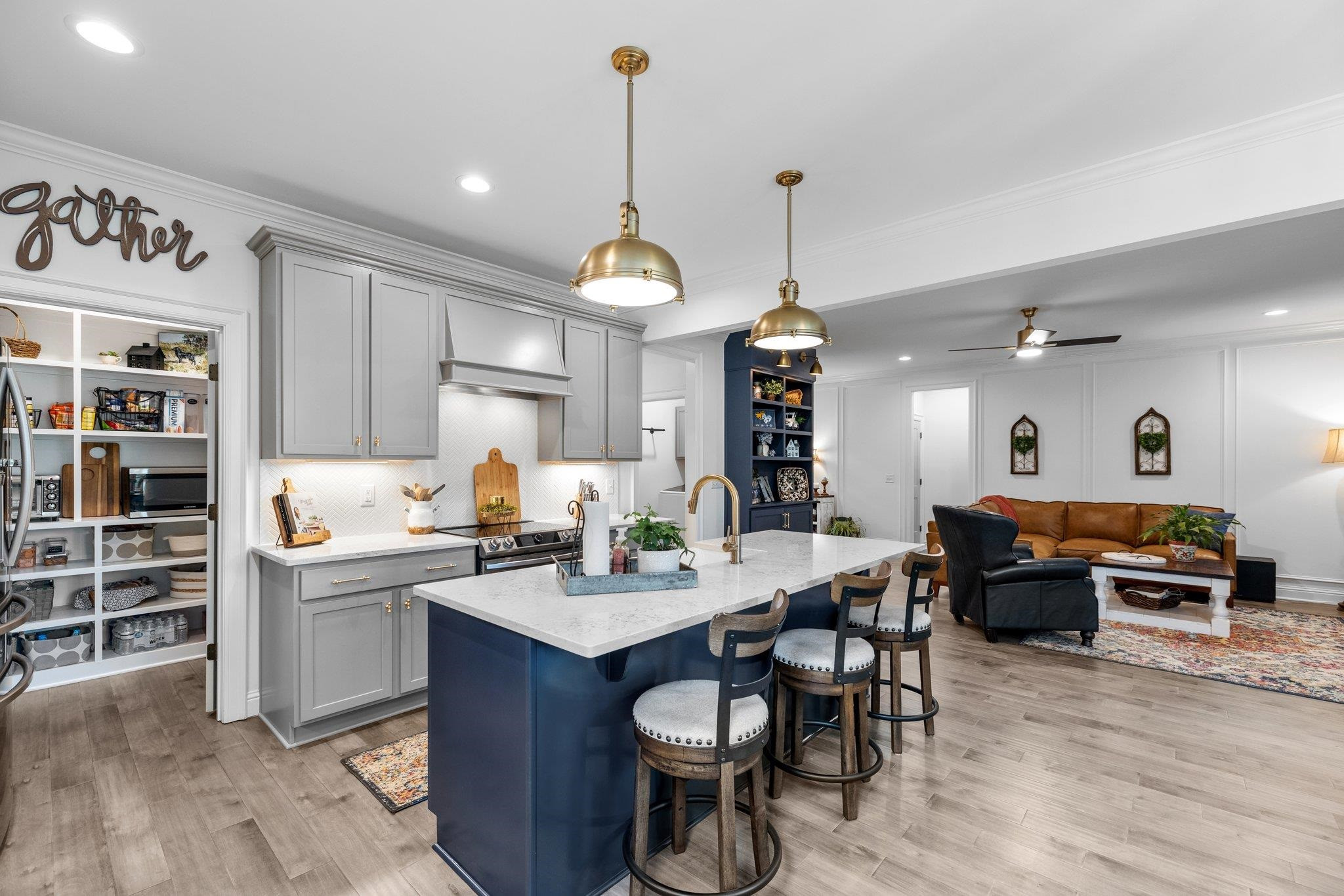 1524 Chalk Road Wake Forest, NC 27587 - Photo 22 of 63 a large kitchen with a table and chairs