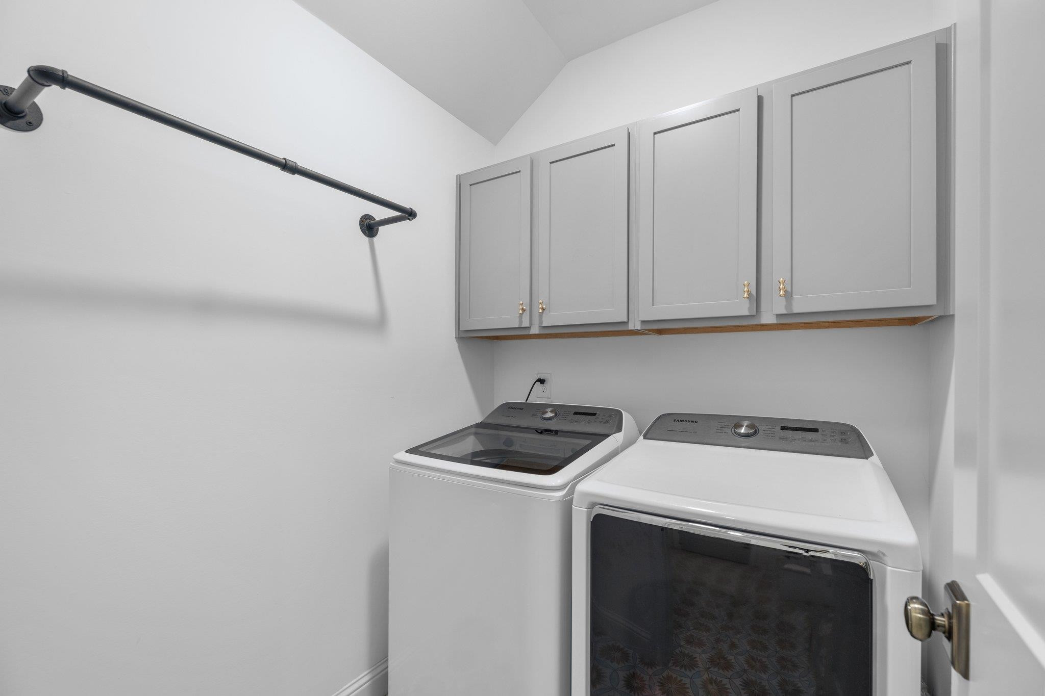 1524 Chalk Road Wake Forest, NC 27587 - Photo 33 of 63 a view of storage and utility room with washer and dryer