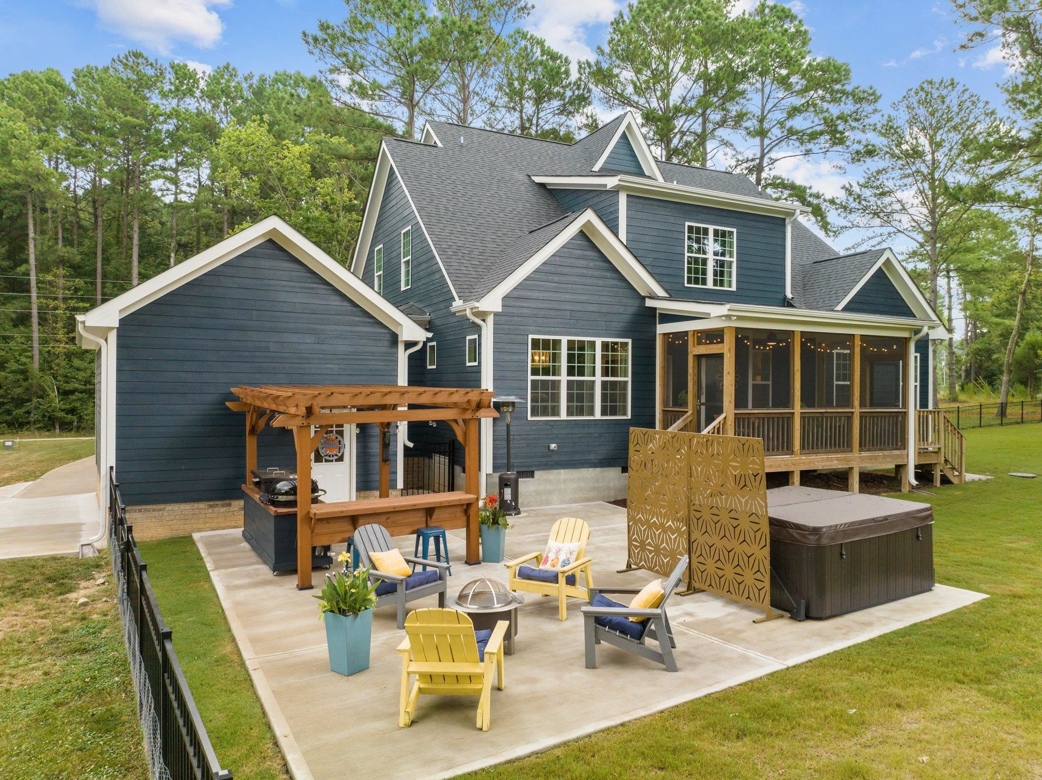 1524 Chalk Road Wake Forest, NC 27587 - Photo 52 of 63 a view of a house with pool table and chairs