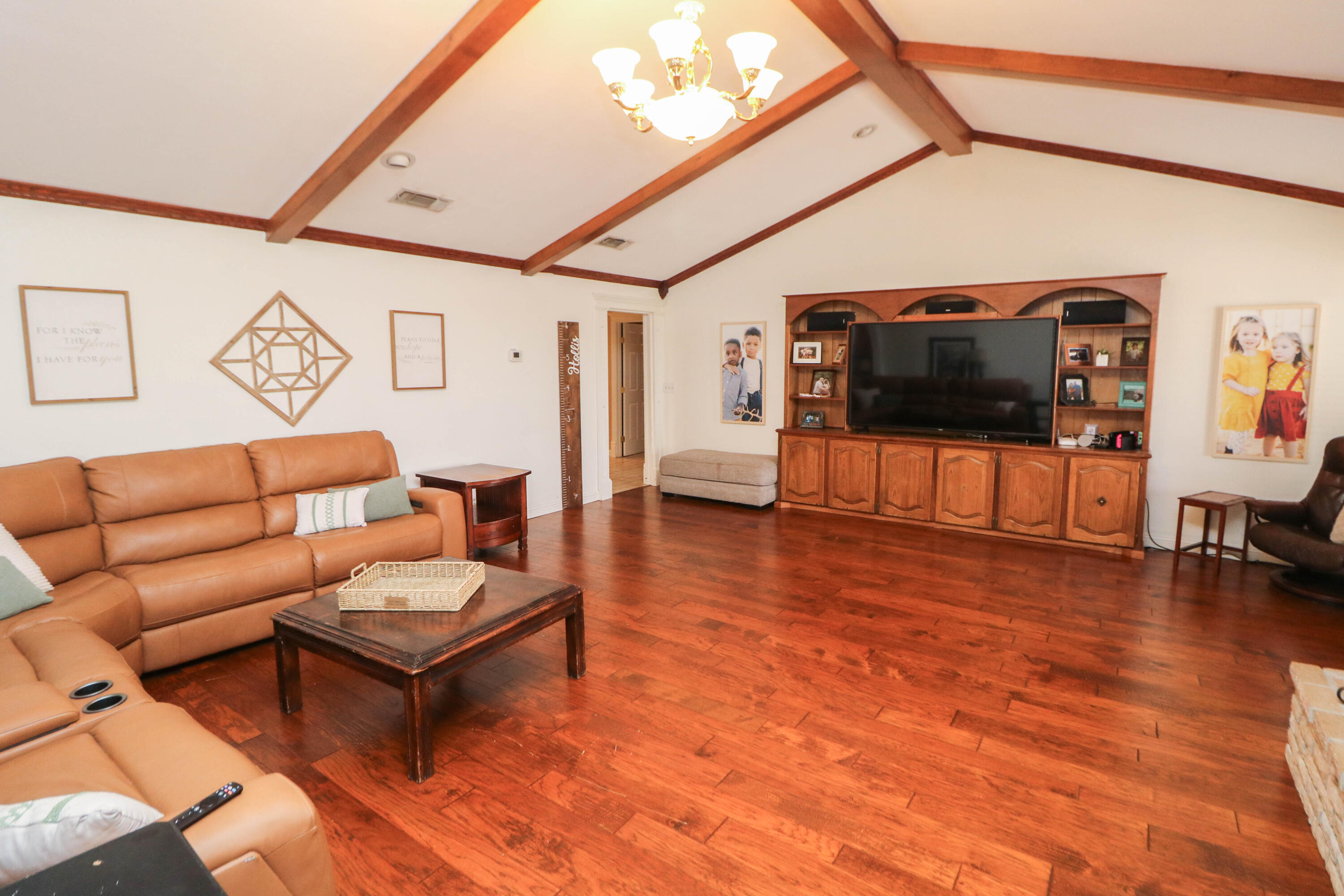 1740 Highway 70 Springlake, TX 79082 - Photo 2 of 39 a living room with furniture and a flat screen tv
