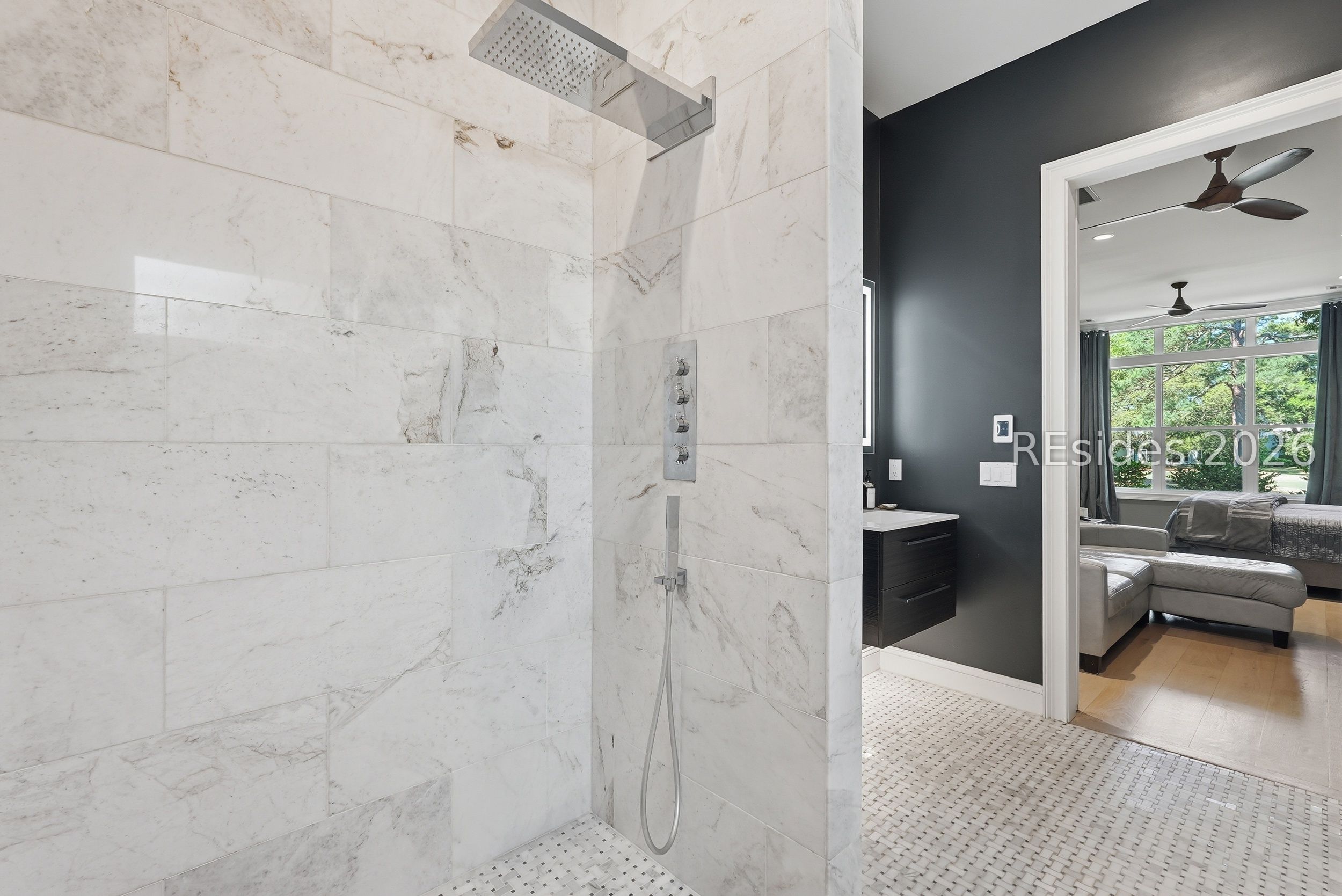 71 Tucker Ridge Court Hilton Head Island, SC 29926 - Photo 20 of 49 Marble walls and zero-entry rain shower