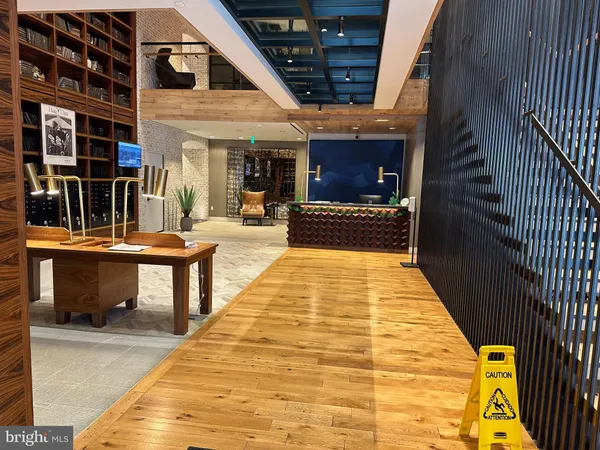 a view of building with patio