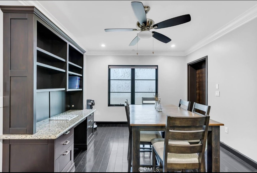 155 Cordova Street, Unit 203 Pasadena, CA 91105 - Photo 30 of 57 a view of a dining room with furniture and a window