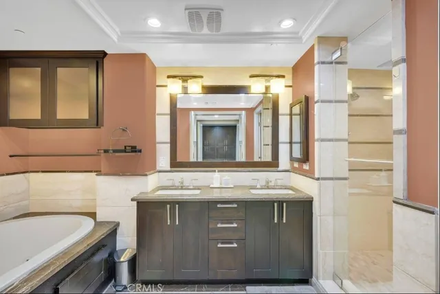 a view of outdoor space with seating area