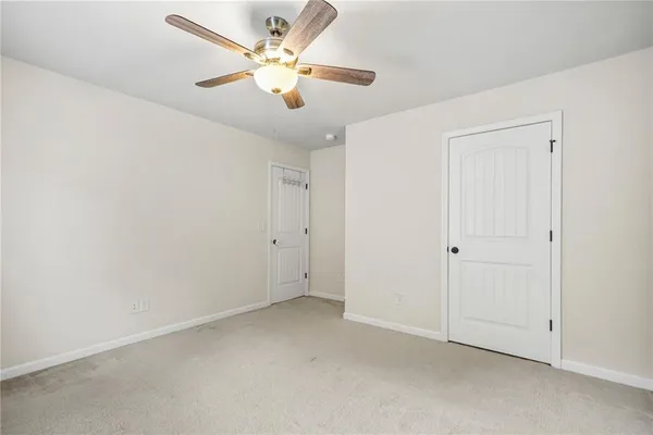 a view of an empty room