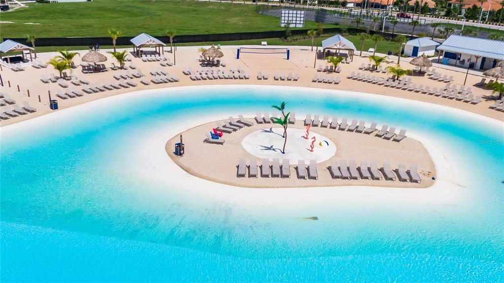 16909 April Plush Drive Wimauma, FL 33598 - Photo 83 of 89 a view of a swimming pool with a yard and plants